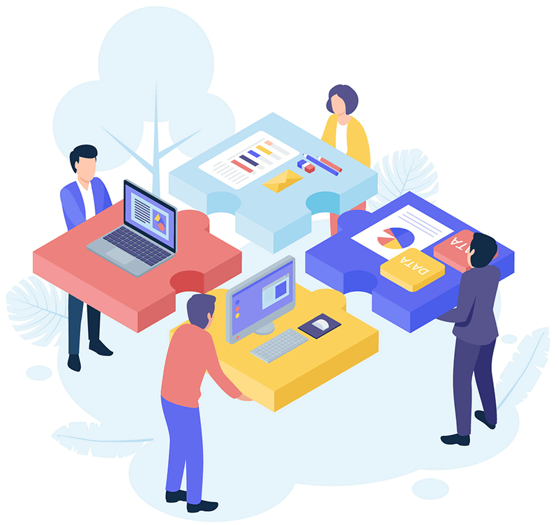 GoTechLeads hero illustration